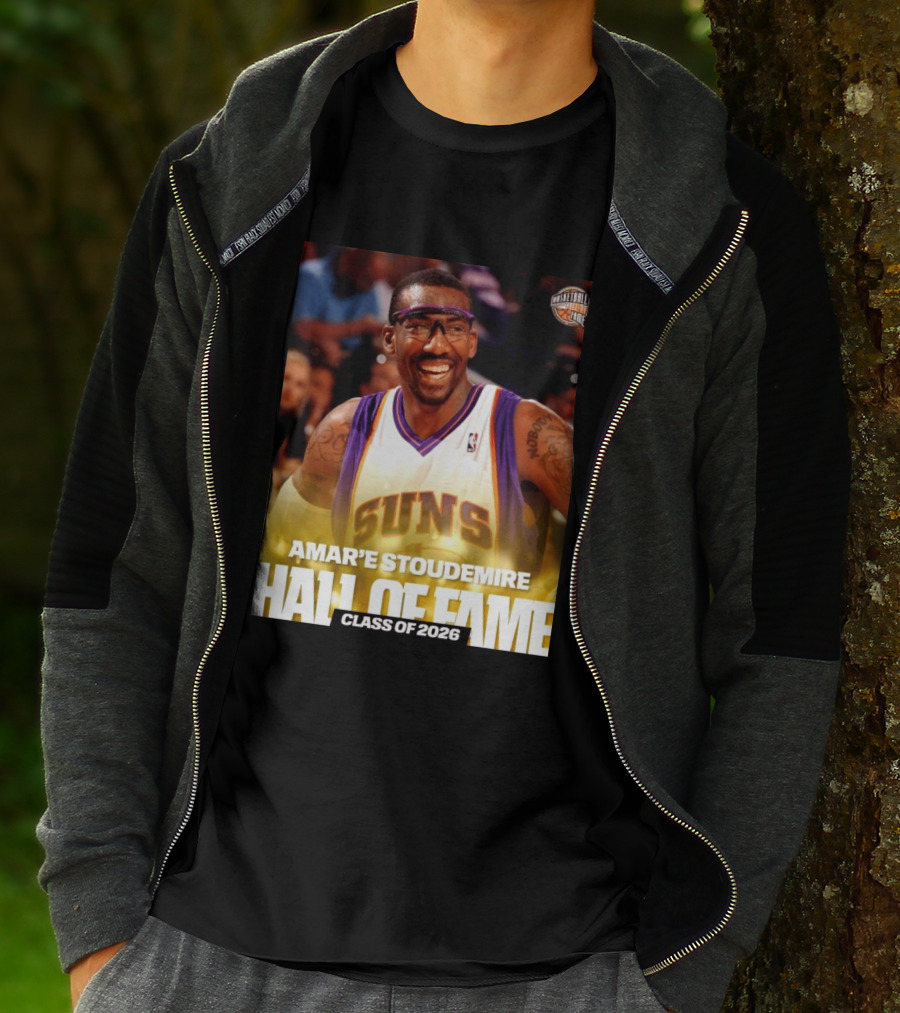 Amar'e Stoudemire Basketball Hall Of Fame Class Of 2026 Suns T-Shirt
