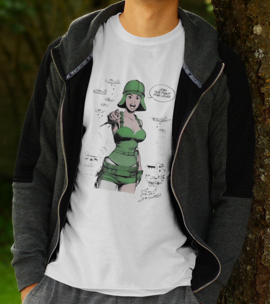 Alicia Keys Join The Fight For Love By Ian The Scientist T-Shirt