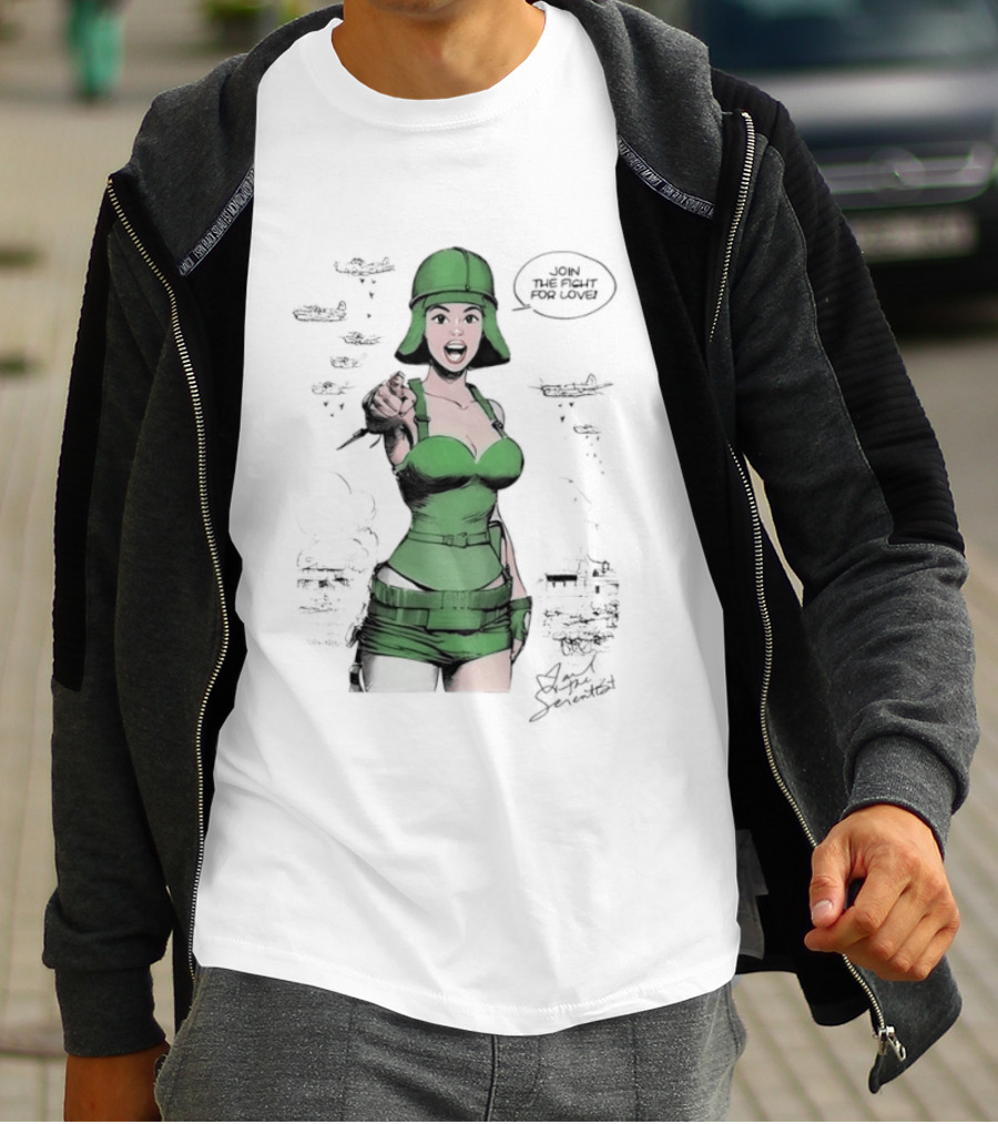 Alicia Keys Join The Fight For Love By Ian The Scientist T-Shirt