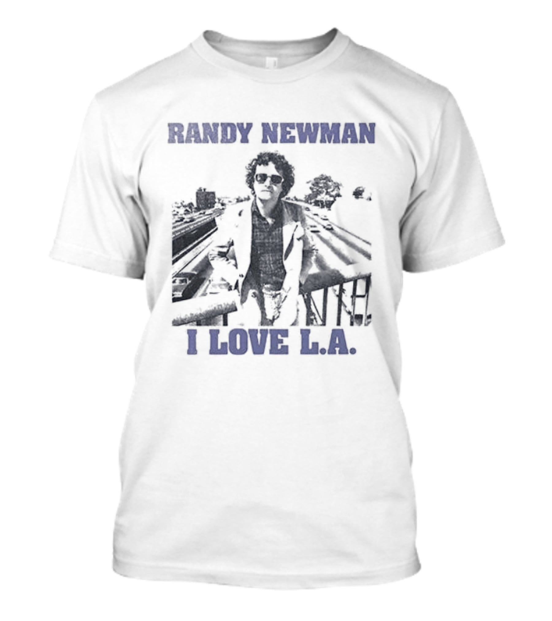 Los Angeles Dodgers Randy Newman I Love LA We Love It T-Shirt