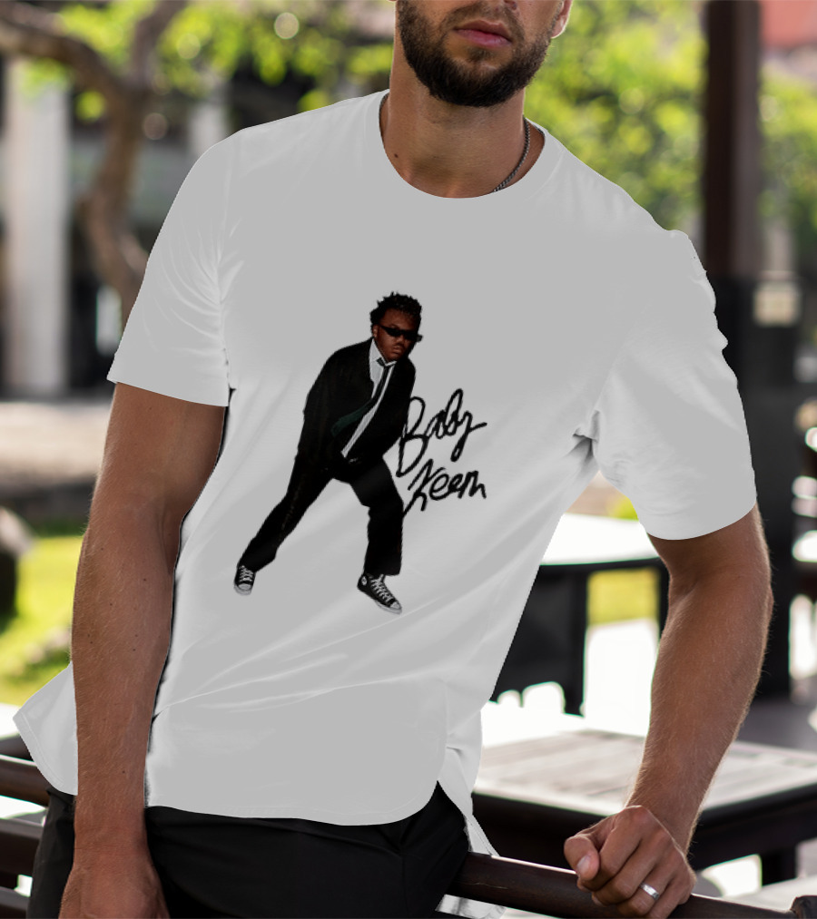 PgLang Baby Keem Cool Pose Sunglasses Suit Sneakers T-Shirt