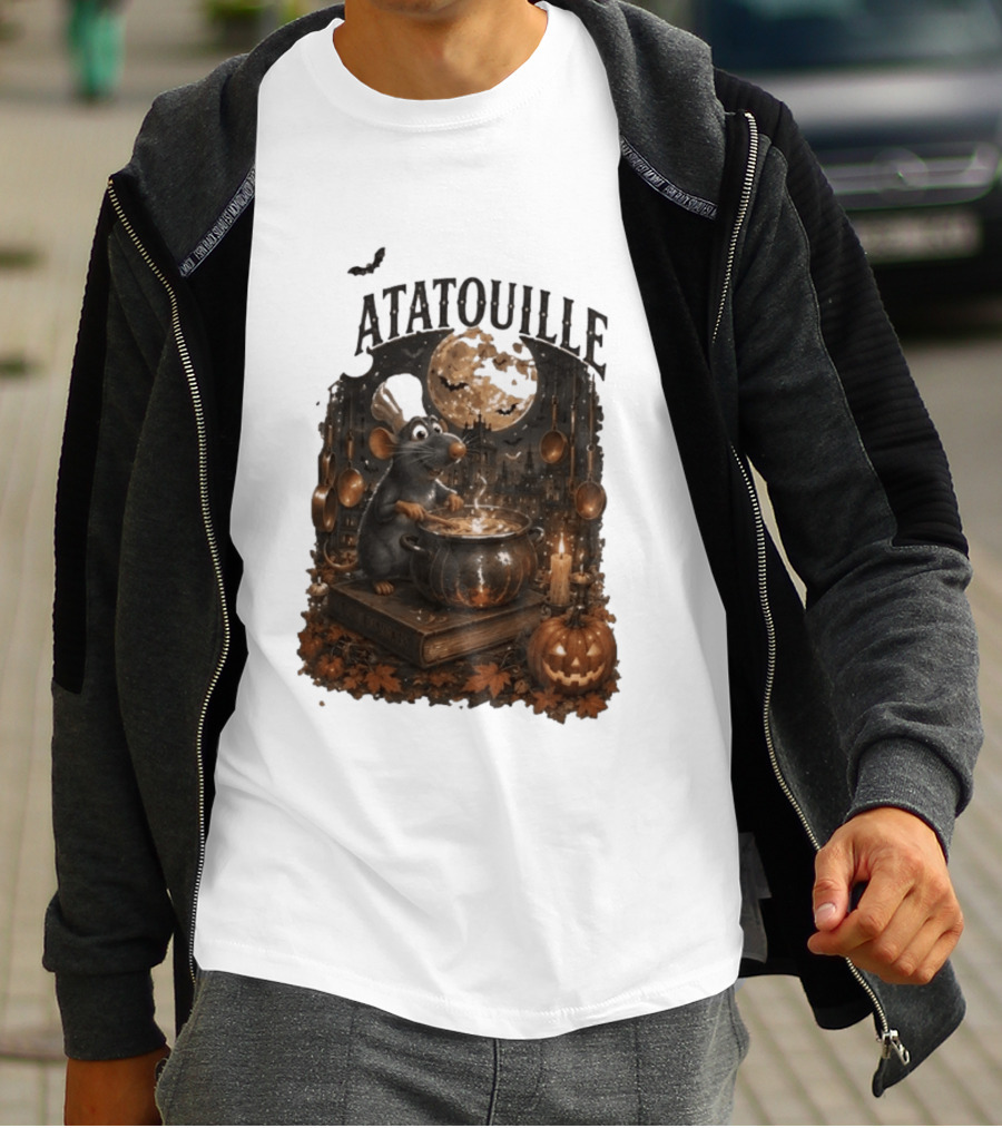 Ratatouille Halloween Cooking Adventure With Pumpkin And Chef Mouse T-Shirt