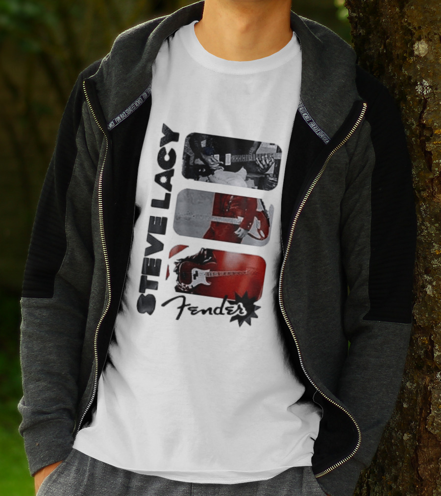Steve Lacy Fender Oh Yeah Tour Guitar T-Shirt