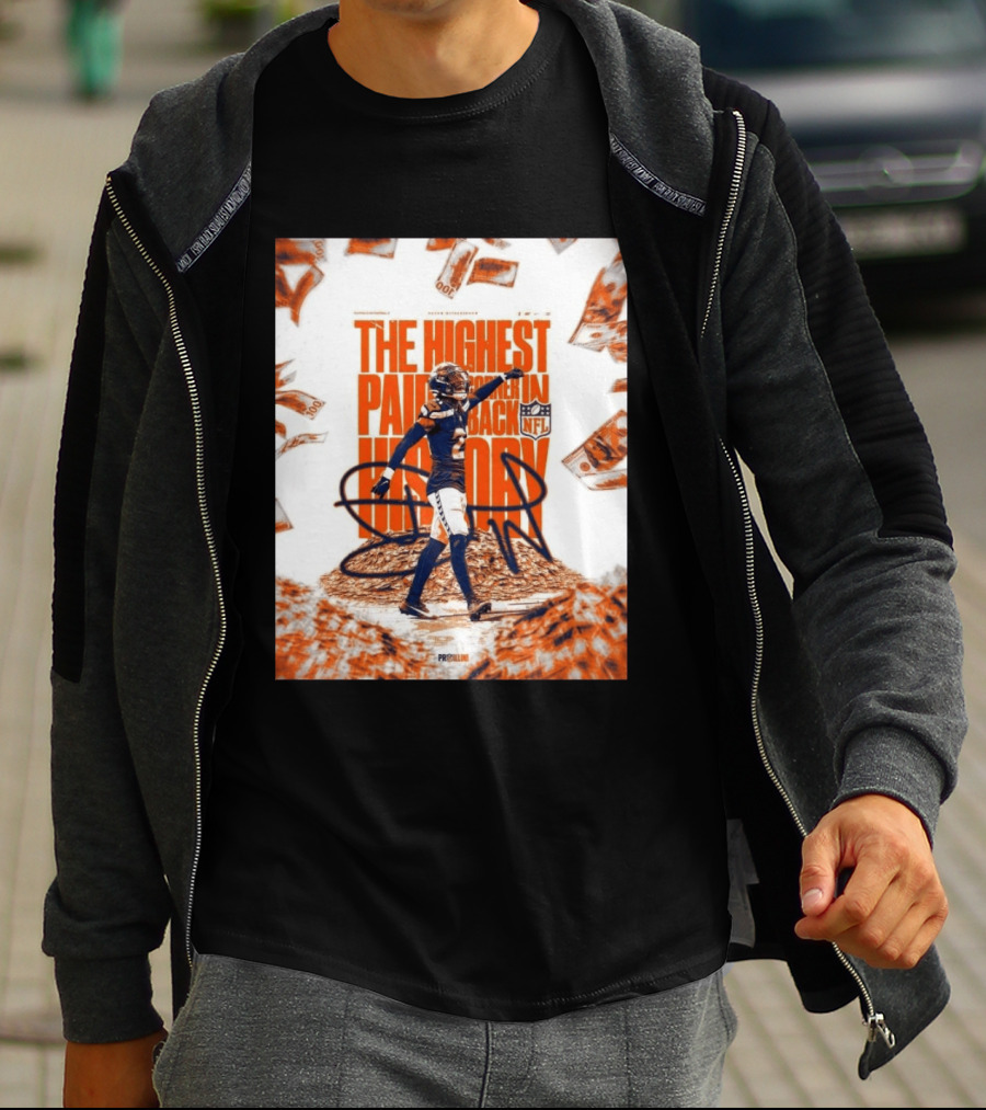 Devon Witherspoon NFL The Highest Paid Cornerback In History T-Shirt