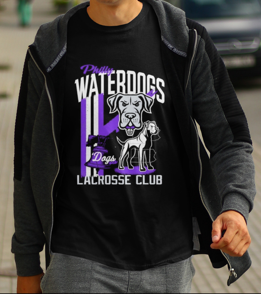Philly Waterdogs Lacrosse Club Dogs Philadelphia T-Shirt
