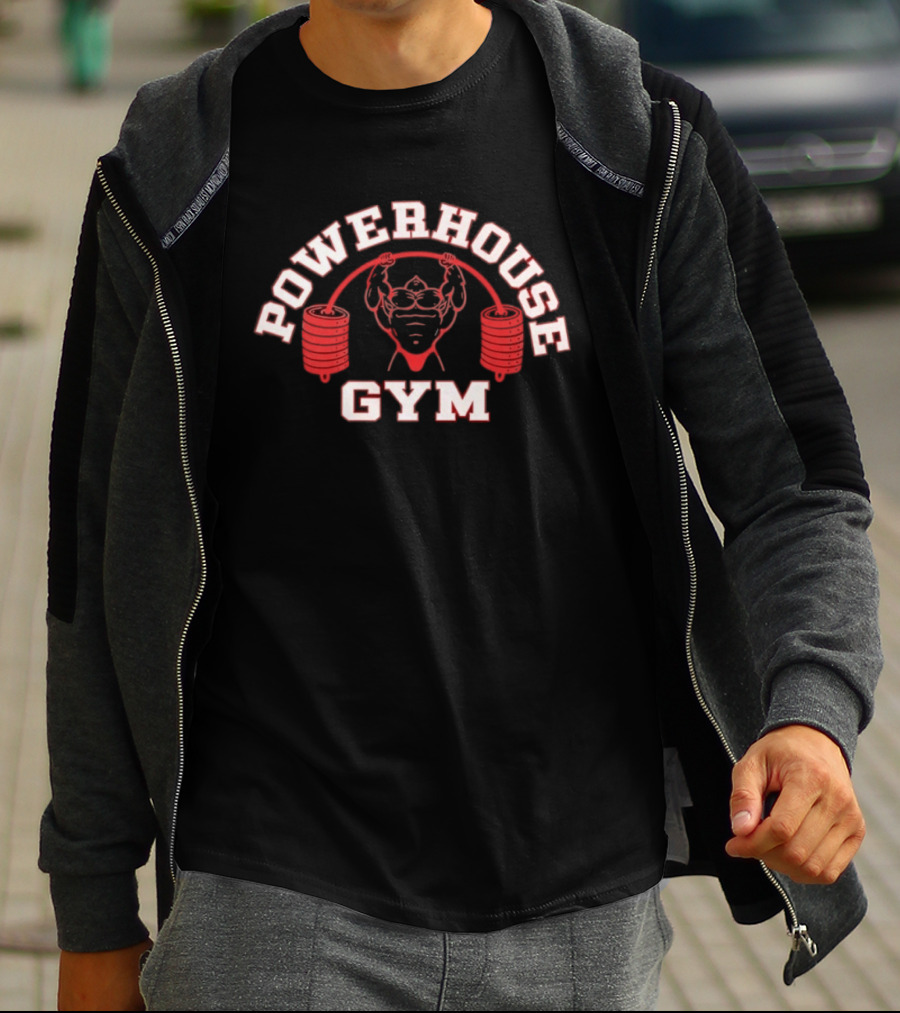 Powerhouse Gym Weightlifting Bodybuilding Lifting Weights Muscle Fitness T-Shirt