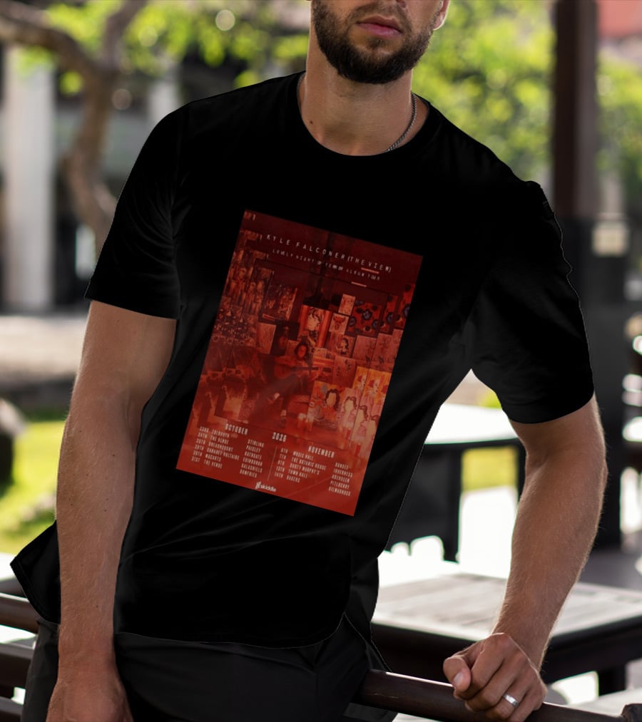 Kyle Falconer The View Lovely Night Of Terror Album Tour 2026 October November Scotland Dates T-Shirt