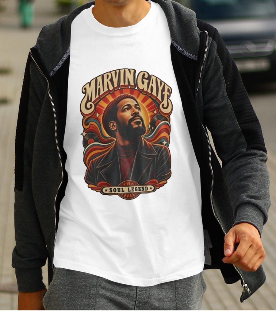 Marvin Gaye Soul Legend Motown T-Shirt