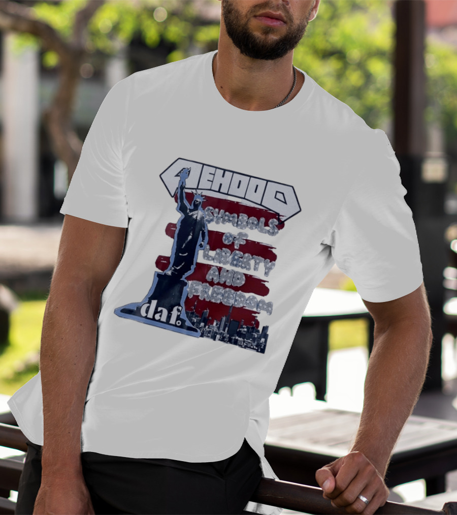 Mehood Symbols Of Liberty And Freedom Statue Of Liberty Daf T-Shirt