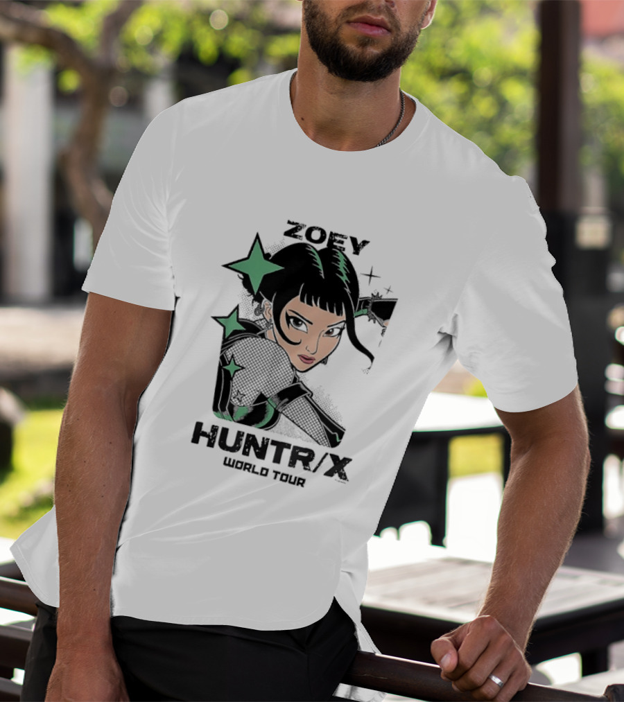 Zoey Huntr X World Tour Concert Music Artist Stars T-Shirt
