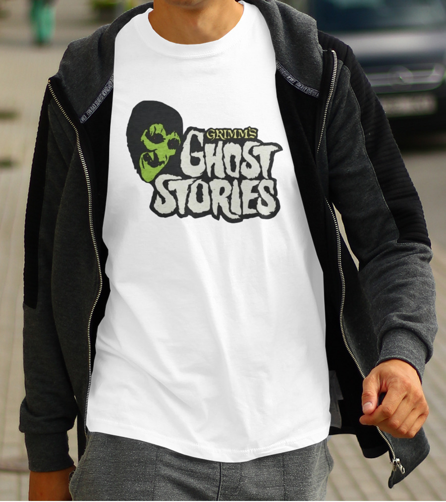 Grimm's Ghost Stories Spooky Horror Green Face T-Shirt