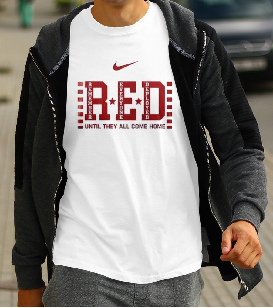 Nittany Lions Red Friday Remember Everyone Deployed Until They All Come Home T-Shirt