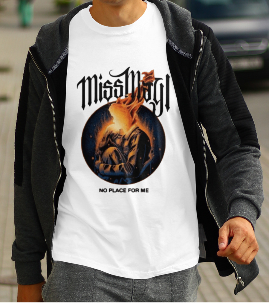 Miss May I No Place For Me Solid State Records Store White Black Ringer T-Shirt