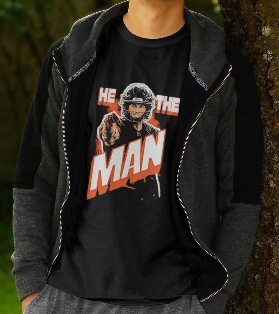 Caleb Williams He The Man Chicago Bears Fan T-Shirt