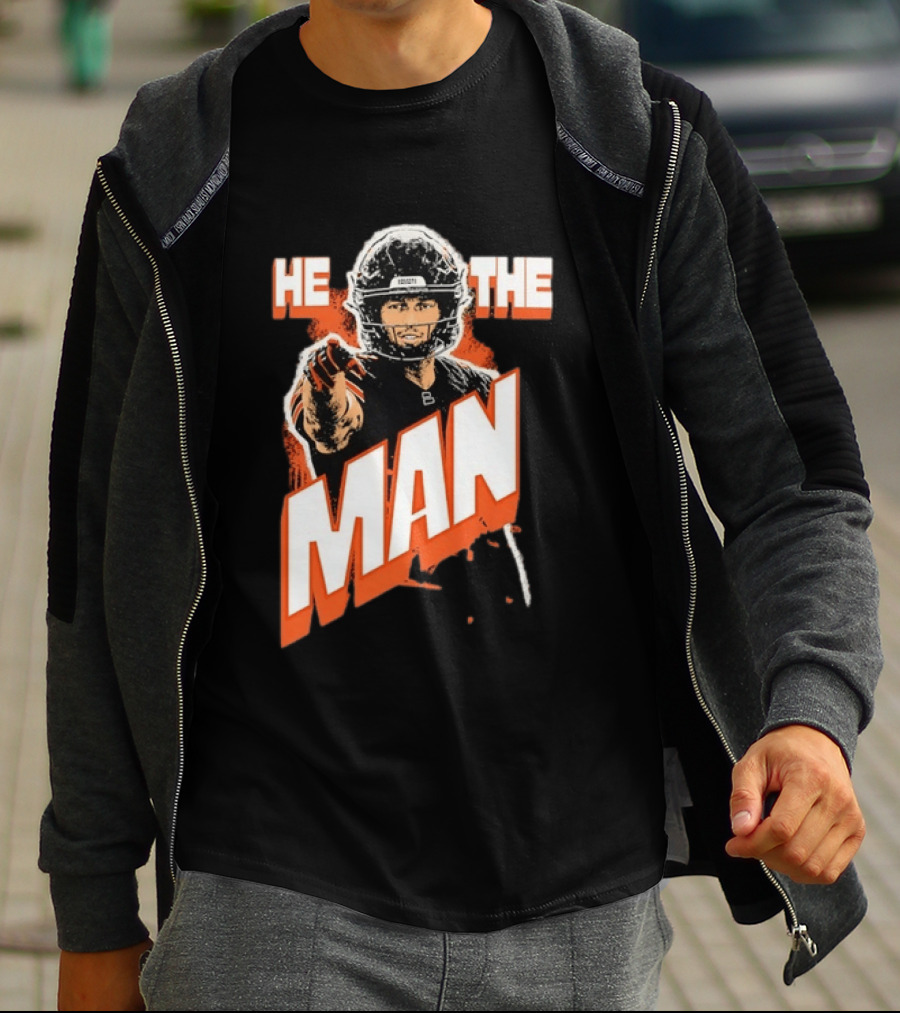Caleb Williams He The Man Chicago Bears Fan T-Shirt