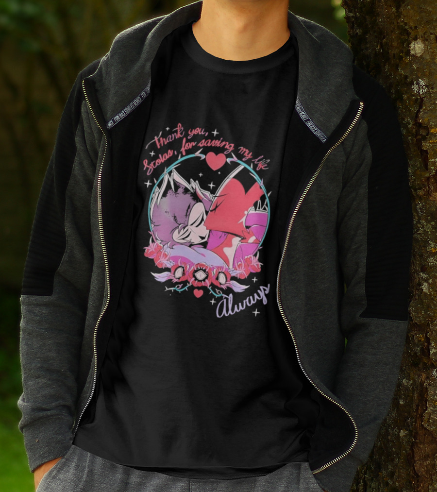 Thank You Stolas For Saving My Life Always Heart T-Shirt