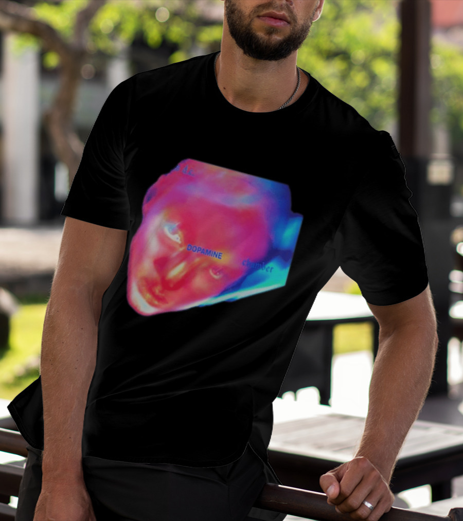 Fontaines D.C. Dopamine Chamber Album Cover Art Face T-Shirt