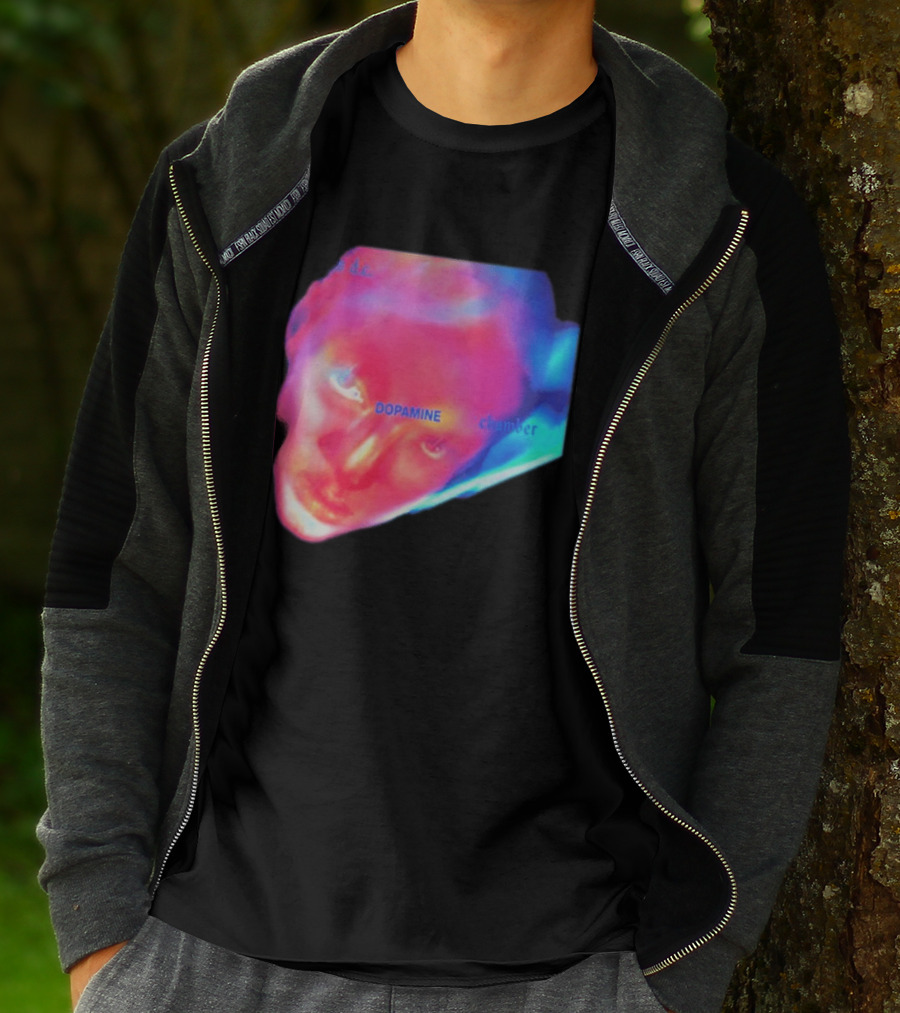 Fontaines D.C. Dopamine Chamber Album Cover Art Face T-Shirt