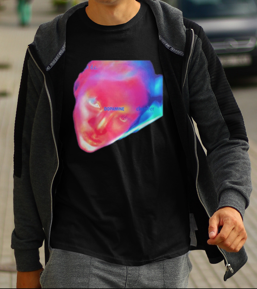 Fontaines D.C. Dopamine Chamber Album Cover Art Face T-Shirt