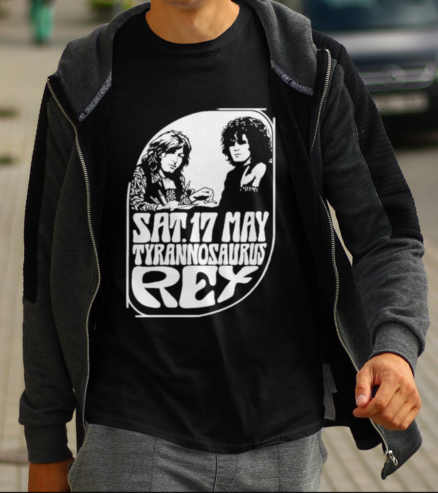 Sat 17 May Tyrannosaurus Rex Concert Original Trent Crimms Mothers Erdington T-Shirt