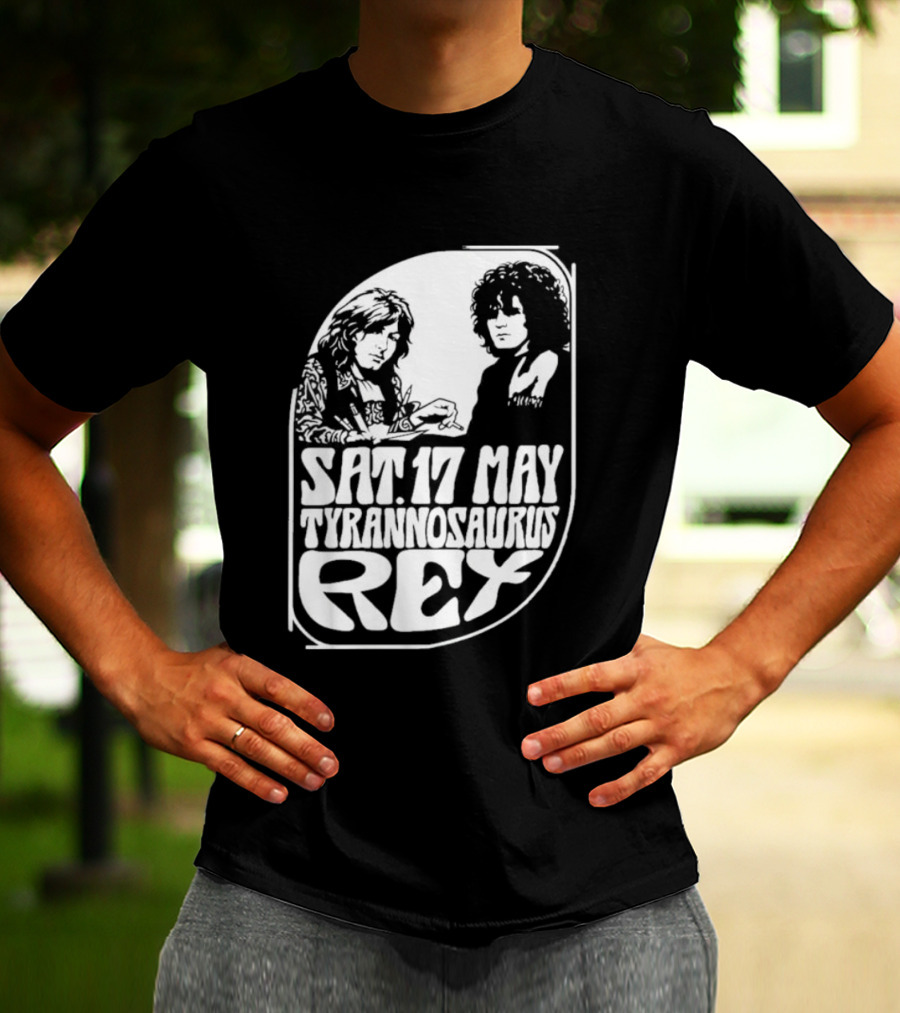 Sat 17 May Tyrannosaurus Rex Concert Original Trent Crimms Mothers Erdington T-Shirt