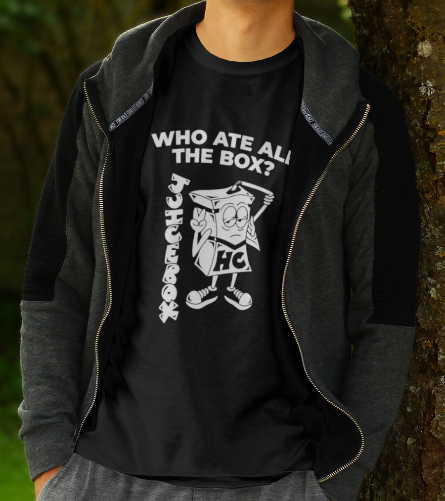 Who Ate All The Box Hockey Character HC Blocky T-Shirt