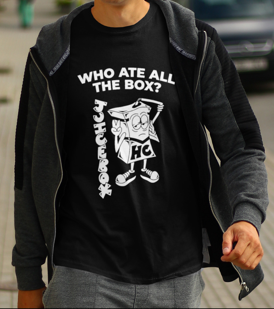 Who Ate All The Box Hockey Character HC Blocky T-Shirt