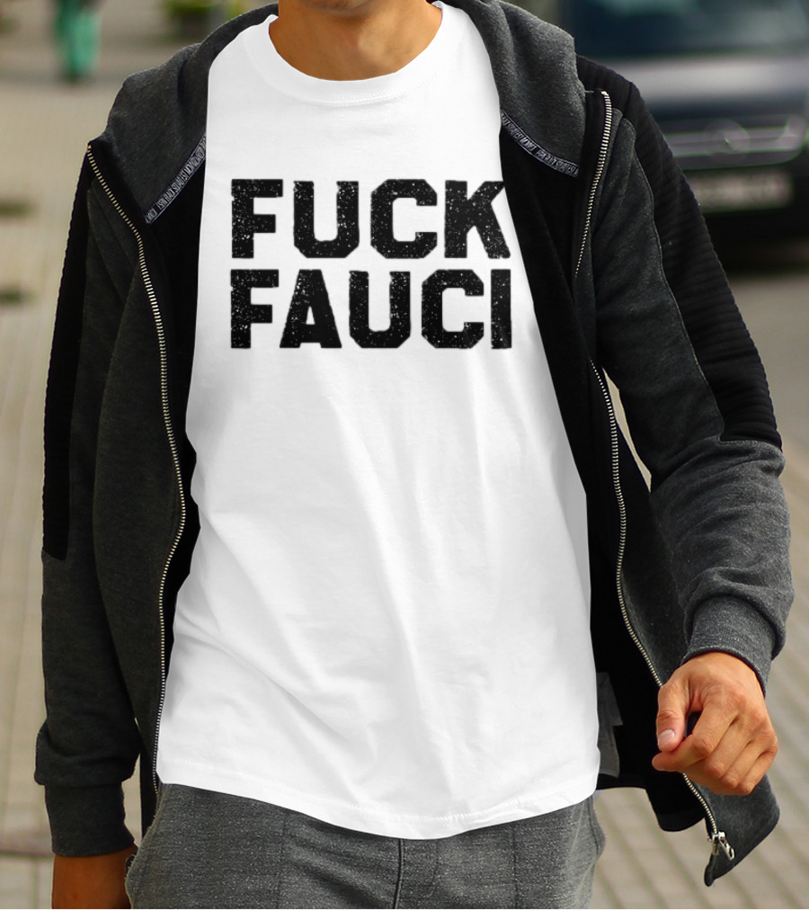 Fuck Fauci Distressed Style Controversial T-Shirt