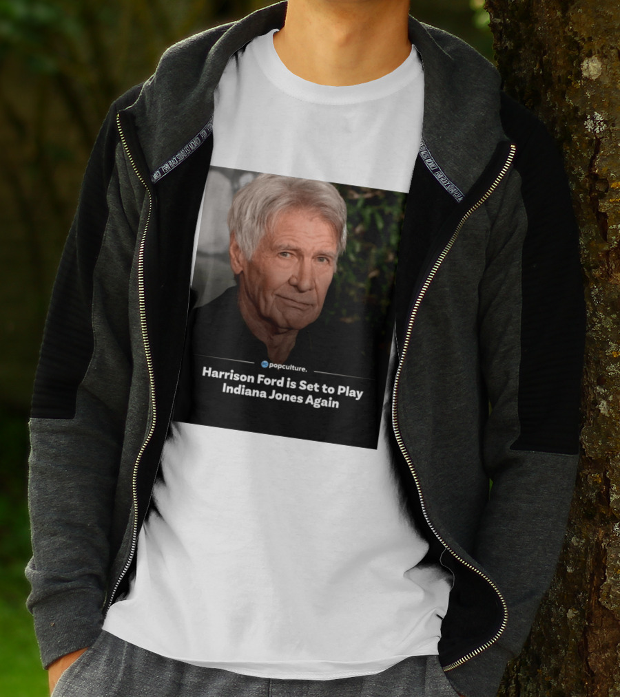 Harrison Ford Indiana Jones Return Announcement Popculture Update T-Shirt