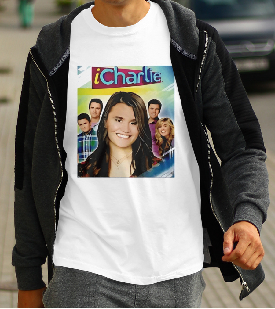 ICharlie Pop Culture Cast Television Show Iconic Faces T-Shirt