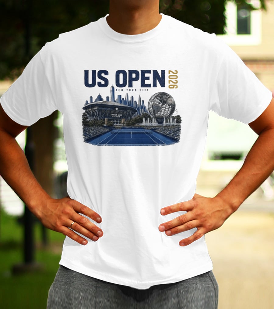 US Open 2026 New York City Arthur Ashe Stadium Flushing Meadows T-Shirt