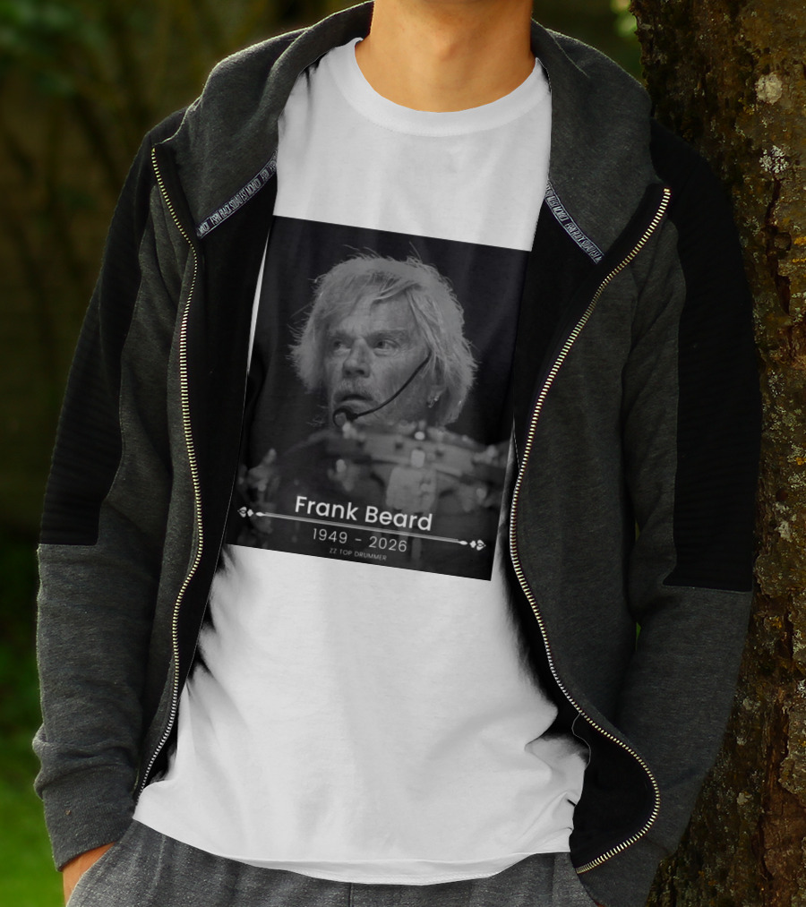ZZ Top Drummer Frank Beard 1949 2026 Memoriam T-Shirt