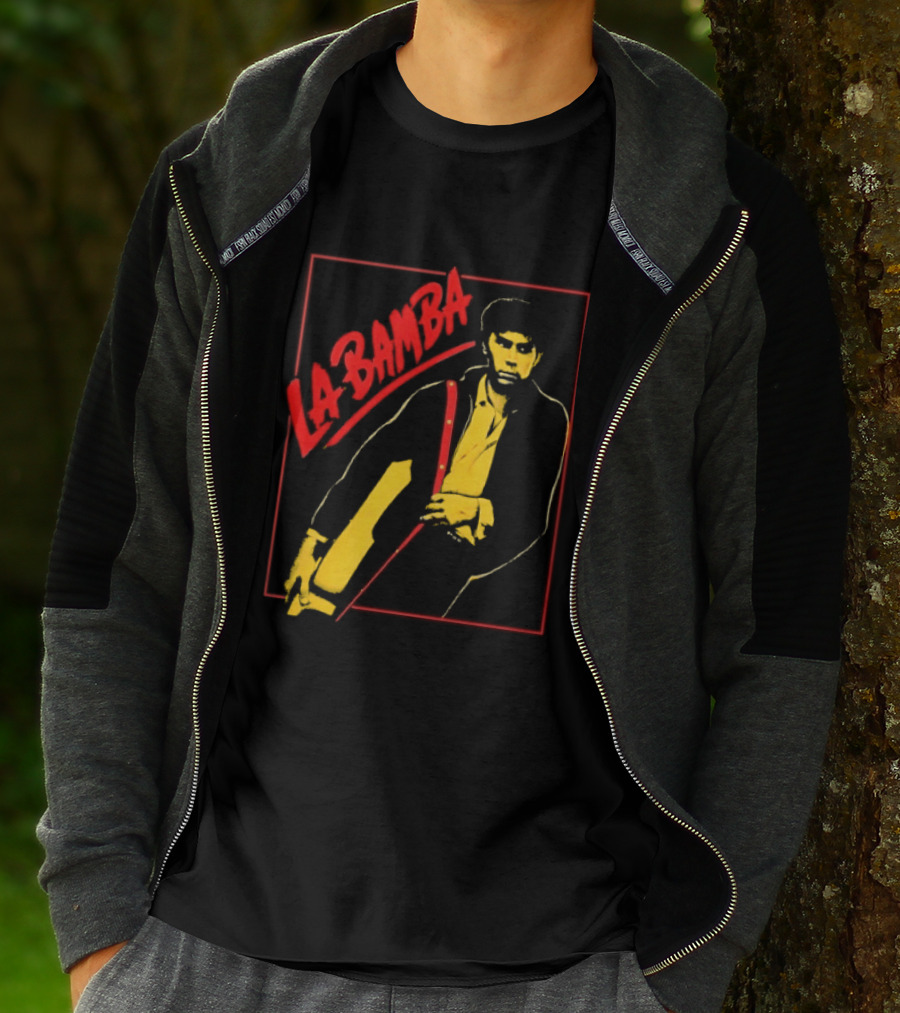 Ritchie Valens La Bamba Rock And Roll Iconic Yellow Red T-Shirt