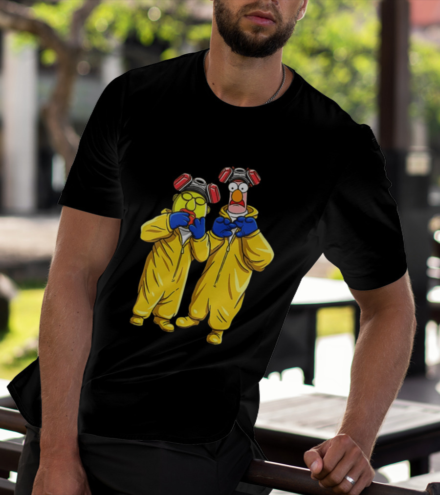 Dr Bunsen Honeydew Beaker Breaking Bad The Muppets Yellow Hazmat Suit T-Shirt