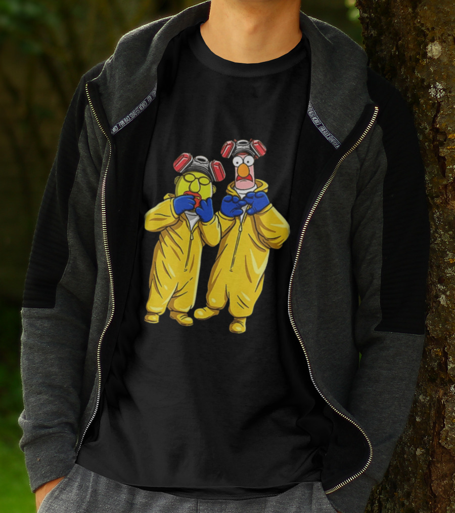Dr Bunsen Honeydew Beaker Breaking Bad The Muppets Yellow Hazmat Suit T-Shirt