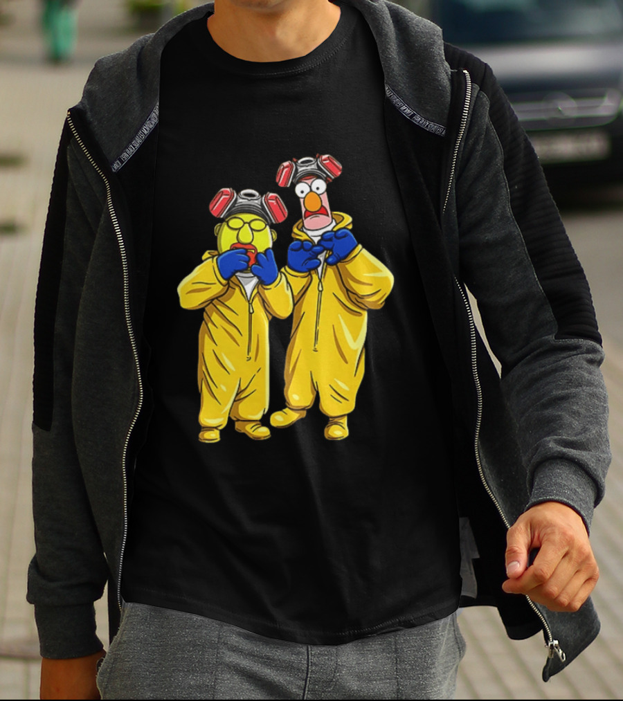 Dr Bunsen Honeydew Beaker Breaking Bad The Muppets Yellow Hazmat Suit T-Shirt