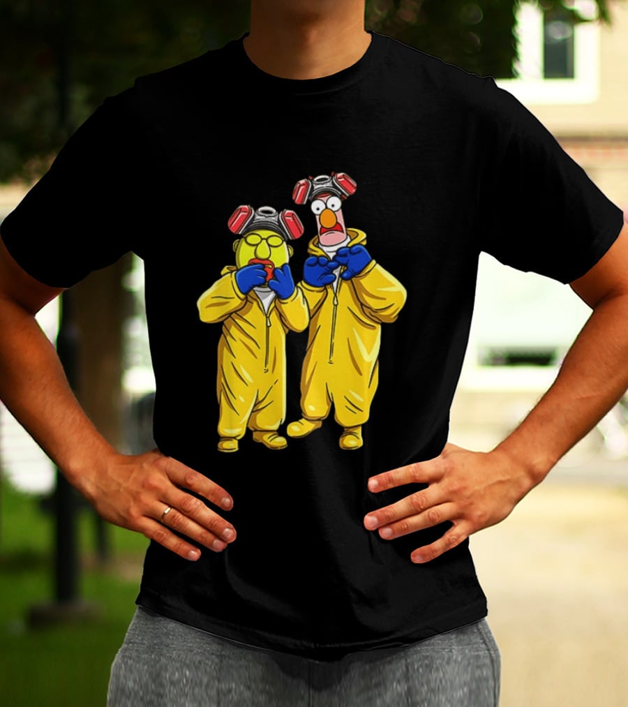 Dr Bunsen Honeydew Beaker Breaking Bad The Muppets Yellow Hazmat Suit T-Shirt
