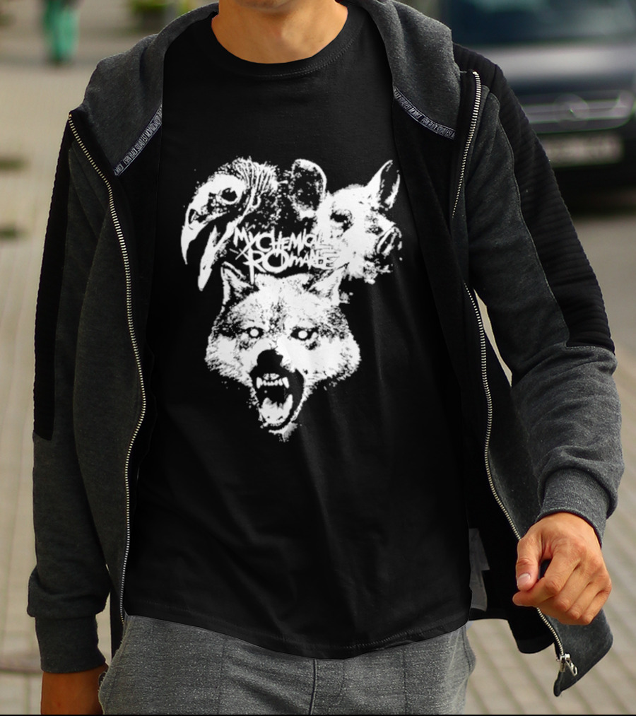 Washington DC 08.18.2026 My Chemical Romance Wolf And Birds T-Shirt