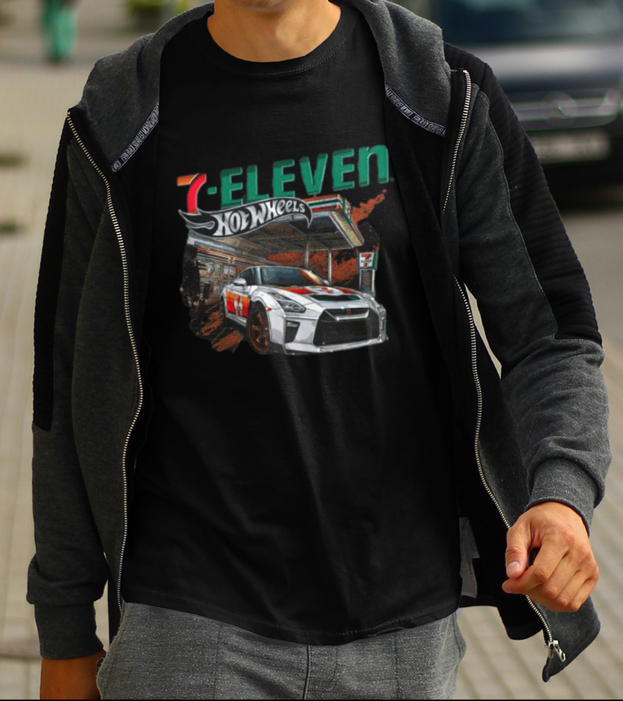 7 Eleven Hot Wheels GT R At 7Collection Store T-Shirt