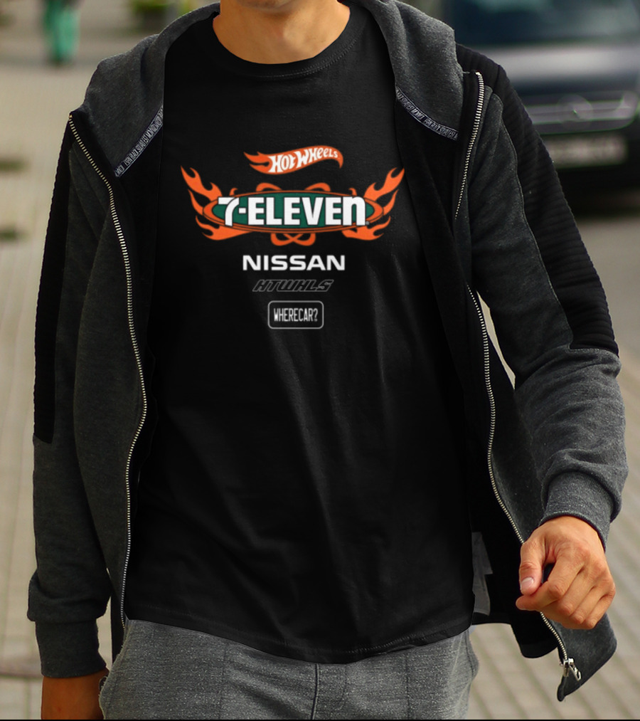 7 Eleven Hot Wheels Racing Patch Nissan Formula One HKS HKS Graphic Weber Collaboration T-Shirt