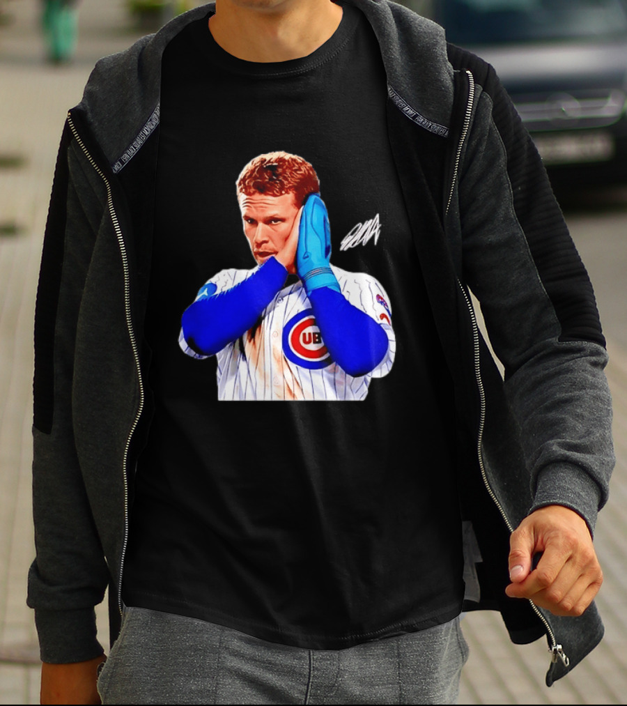 Ian Happ Chicago Cubs MLB Baseball Player With Cubs T-Shirt
