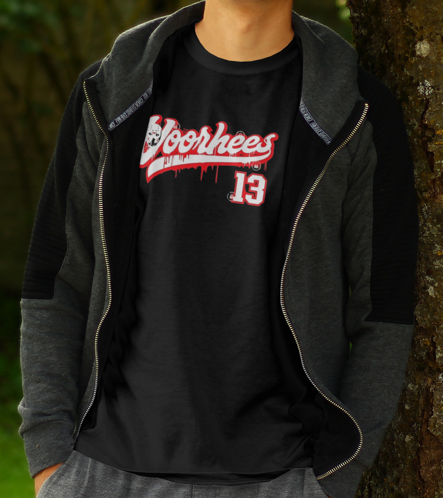 Jason Voorhees Mask Dripping Blood 13 Hockey Friday The 13th T-Shirt