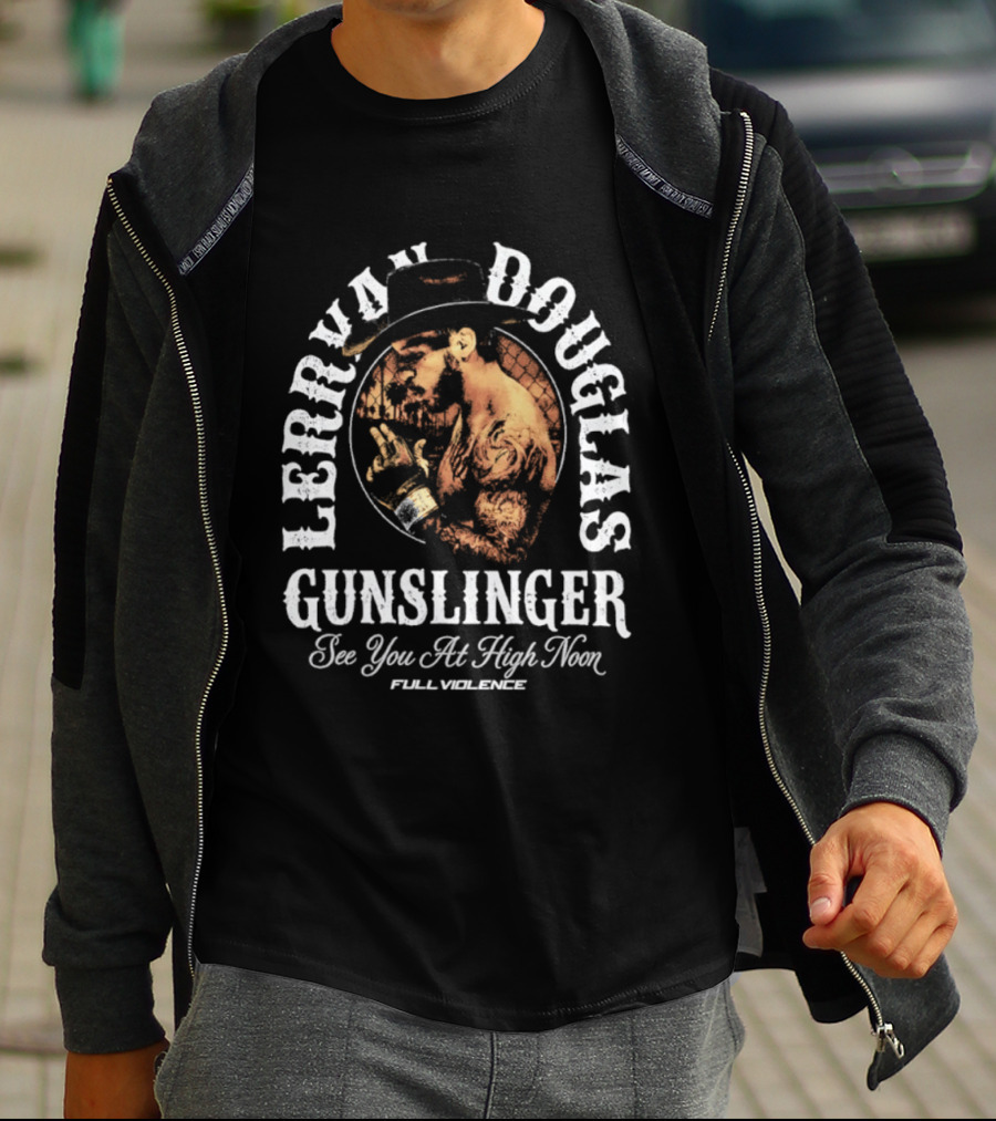 Lerrone Douglas Gunslinger High Noon Full Violence T-Shirt