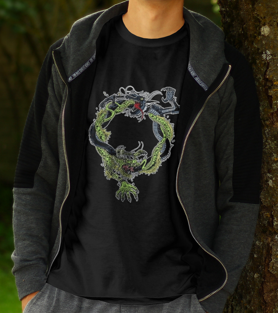 Falxo Tour 2026 El Mano A Mano Del Ano Futuristic Mechanical Dragon Battle T-Shirt