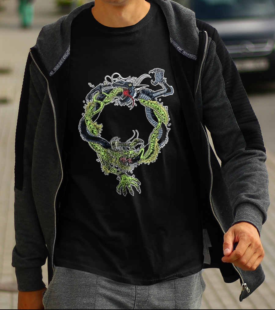 Falxo Tour 2026 El Mano A Mano Del Ano Futuristic Mechanical Dragon Battle T-Shirt