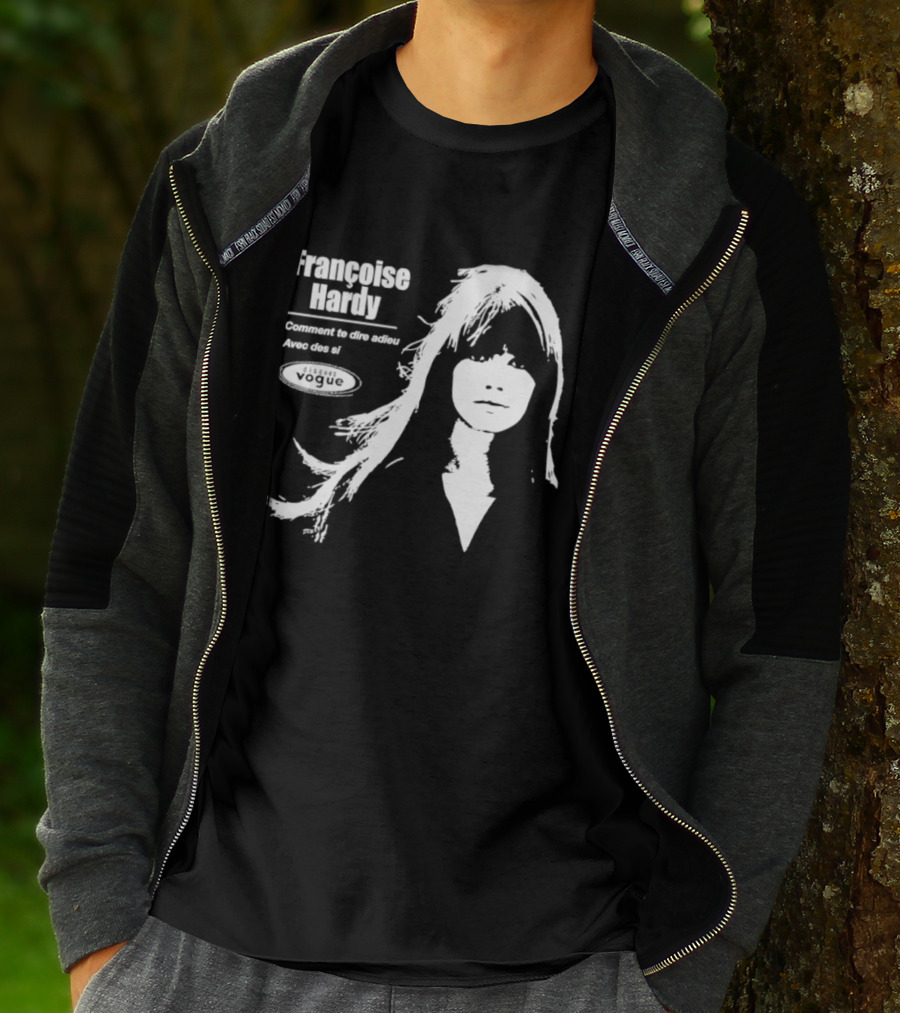 Françoise Hardy Comment Te Dire Adieu Avec Des Si Disques Vogue T-Shirt
