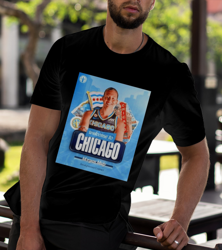 Welcome To Chicago Morgan Maly Developmental Contract Basketball Jersey T-Shirt