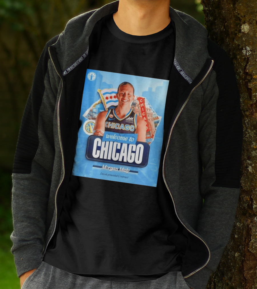 Welcome To Chicago Morgan Maly Developmental Contract Basketball Jersey T-Shirt