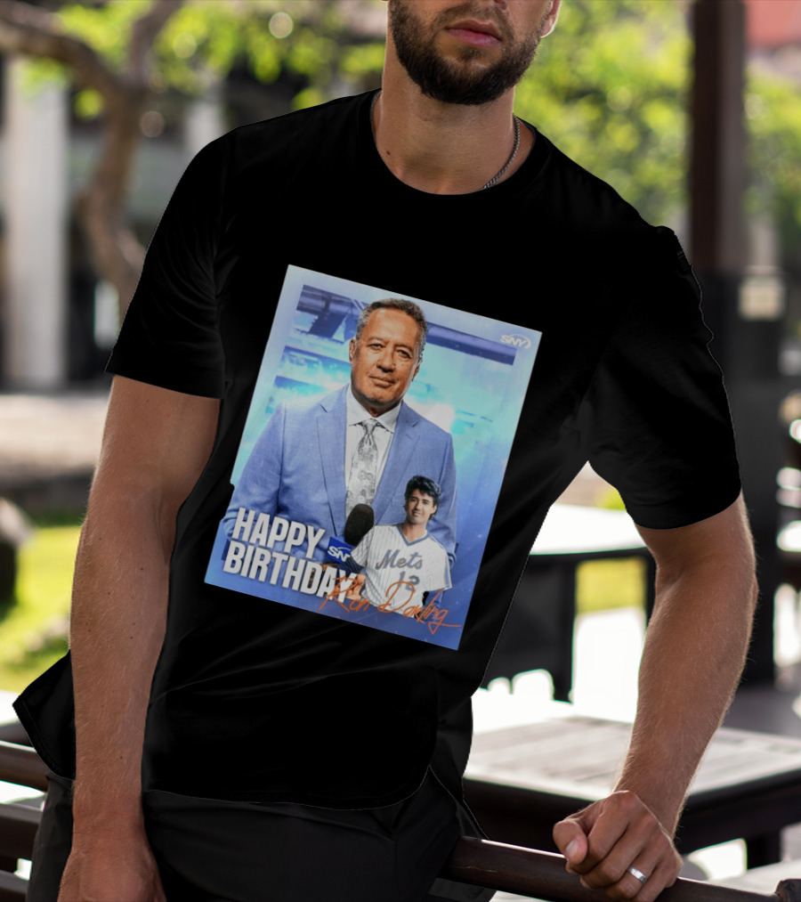 Happy Birthday Ron Darling SNY Mets Celebration T-Shirt