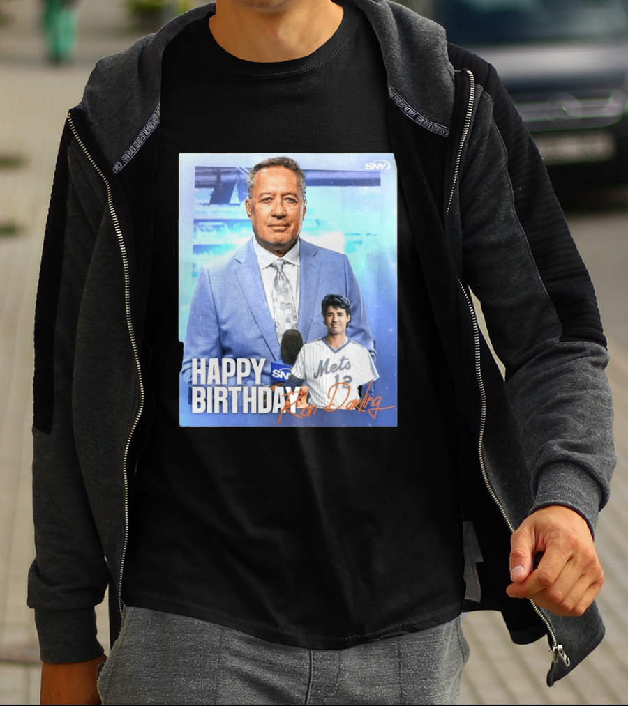 Happy Birthday Ron Darling SNY Mets Celebration T-Shirt